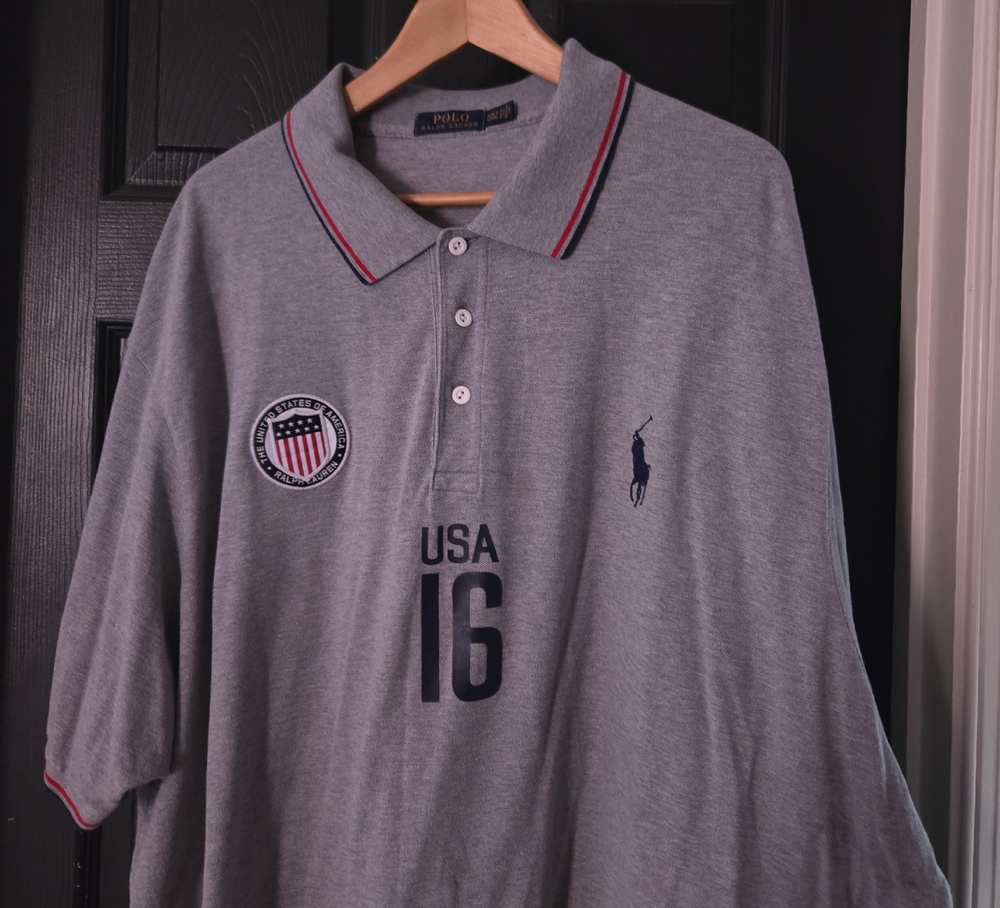 Polo by Ralph Lauren Gray Team Polo Shirt